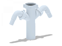 Отвод для стиральной и посудомоечной маш. 1 1/2"*40, ANI PLAST 250_100_Array